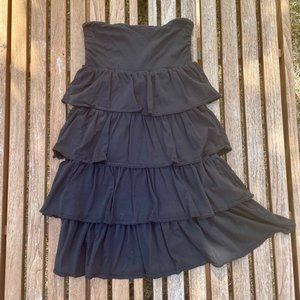 Strapless Ruffle J.Crew Dress
